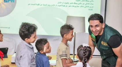 سلمان للإغاثة يدشّن المشروع التطوعي العام للمرأة والطفل في عدن