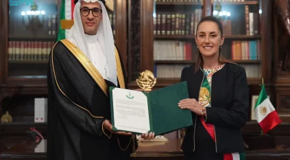 المناور يقدم أوراق اعتماده سفيرًا للسعودية لدى المكسيك