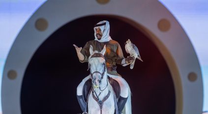 عروض يومية للفروسية في معرض الصقور والصيد السعودي الدولي 2025