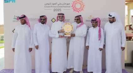 “عجيب” تخطف كأس مهرجان ولي العهد للهجن بالطائف