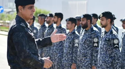 اللواء الفايز يتفقَّد القوة الخاصة للأمن والحماية بمشروع الشمال نيوم