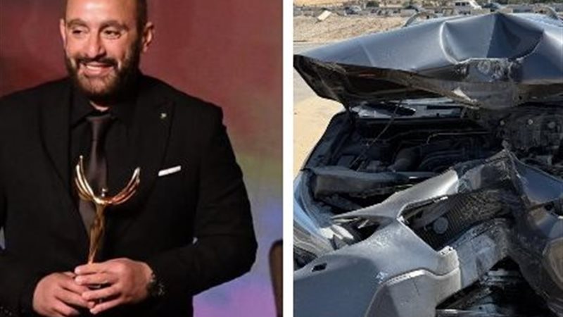 أحمد السقا يتعرض لحادث سير ويصاب بكسور