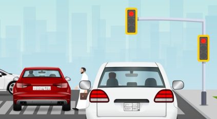 تجاوز الإشارة الحمراء مخالفة وخطر يهدد السلامة