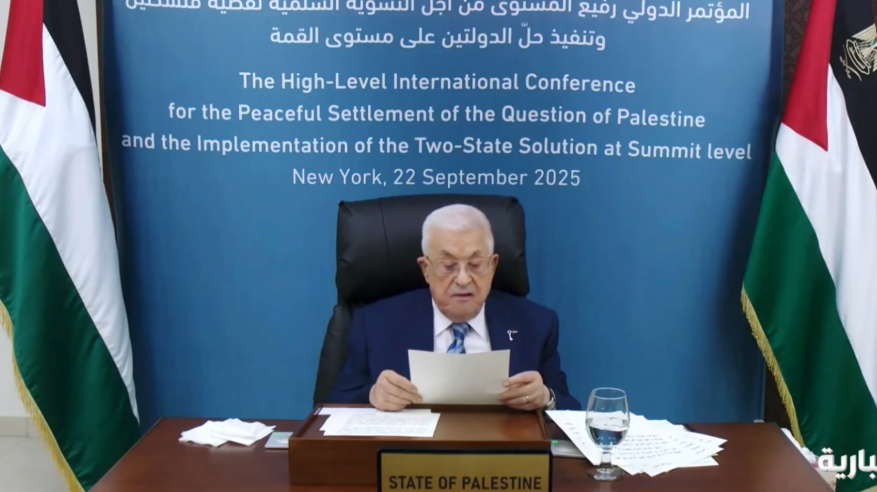 محمود عباس: نشيد بالدور الكبير للسعودية وفرنسا في حشد الاعترافات بالدولة الفلسطينية