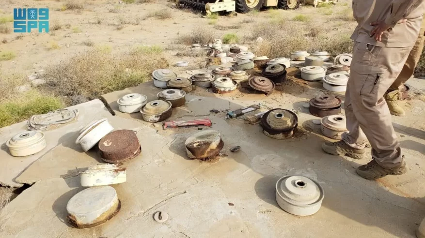 مسام ينزع 767 لغمًا من الأراضي اليمنية خلال أسبوع