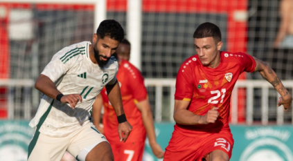 منتخب السعودية يهزم مقدونيا وديًا بهدفي البريكان والحمدان