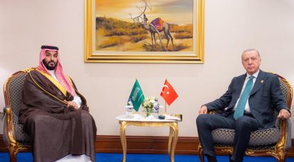 ولي العهد يلتقي أردوغان
