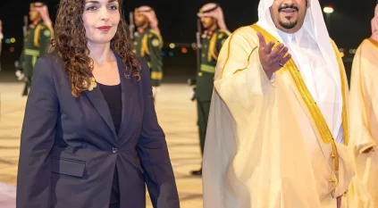 رئيسة كوسوفا تصل إلى الرياض