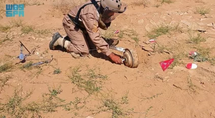مسام ينزع 1.190 لغمًا من الأراضي اليمنية خلال أسبوع