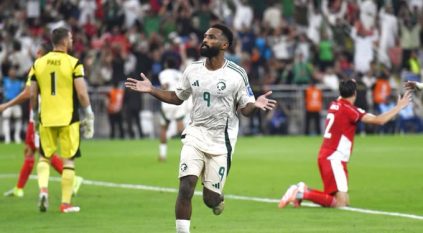 فراس البريكان أفضل لاعب في مباراة السعودية وإندونيسيا