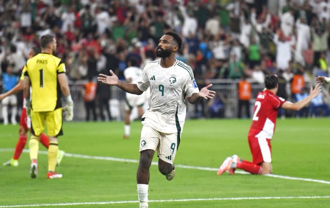 فراس البريكان أفضل لاعب في مباراة السعودية وإندونيسيا