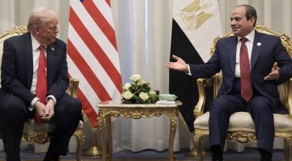 السيسي: نريد دعم ترامب ورعايته لمؤتمر إعادة إعمار غزة