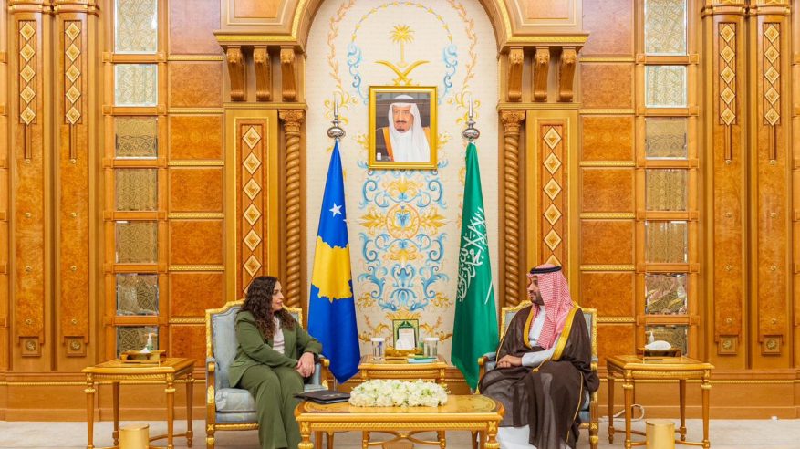 ولي العهد يلتقي رئيسة كوسوفا ورئيس غويانا ورئيس وزراء الجبل الأسود