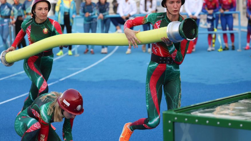 بطولة العالم لرياضة الإطفاء والإنقاذ.. اختتام منافسات سباق المكافحة لفئتي الرجال والسيدات