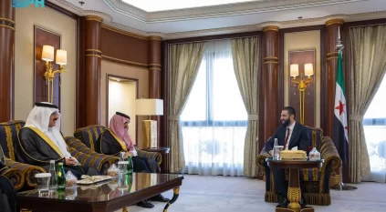 الرئيس السوري يستقبل فيصل بن فرحان ويستعرضان العلاقات الثنائية