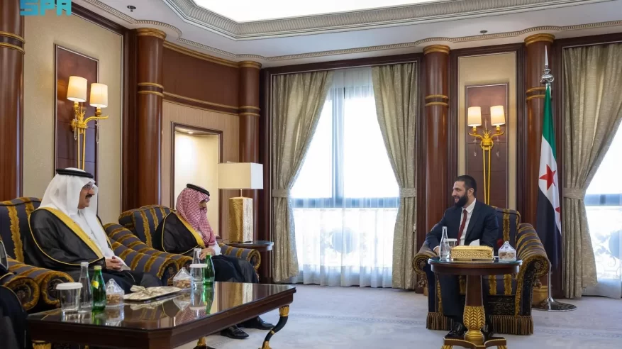 الرئيس السوري يستقبل فيصل بن فرحان ويستعرضان العلاقات الثنائية