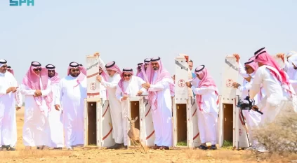 أمير جازان يُطلق “ظباء الأدمي” بمحمية جزر فرسان
