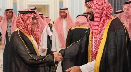 ولي العهد يستقبل الأمراء والعلماء والوزراء وجمعًا من المواطنين