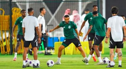 الأخضر يختتم استعداده لمواجهة إندونيسيا.. غدًا
