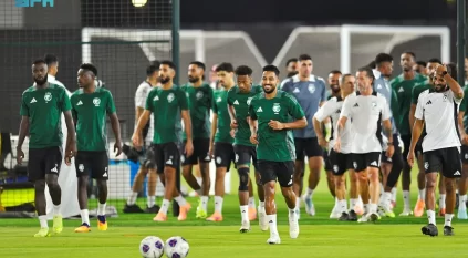 المنتخب السعودي يختتم استعداده لمواجهة العراق