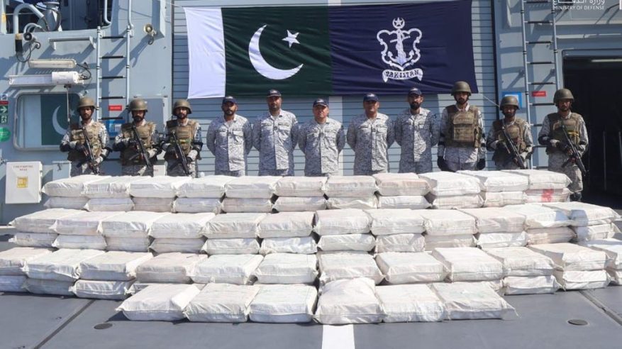 بقيادة القوات البحرية.. قوة الواجب المختلطة تحبط تهريب شحنة مخدرات ضخمة