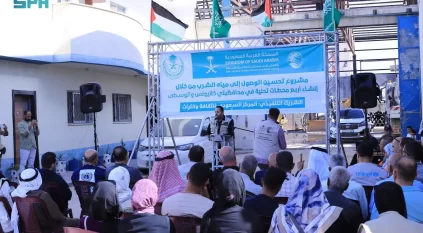 سلمان للإغاثة يدشّن المرحلة الأولى من مشروع تركيب محطات تحلية المياه في قطاع غزة