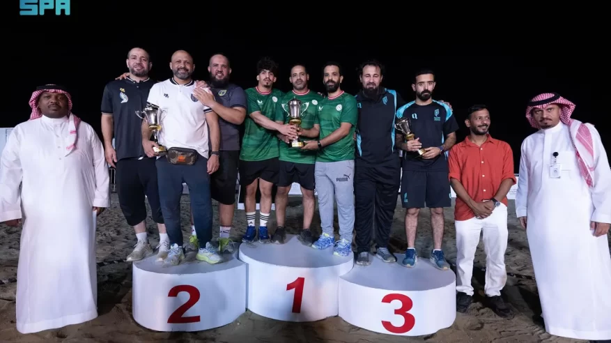 ختام بطولة المملكة الشاطئية للمصارعة بجازان