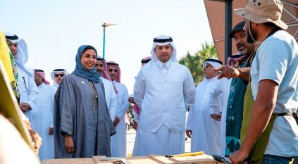 محافظ الأحساء يزور “معسكر وِرث” ويطلع على البرامج التدريبية العملية والنظرية