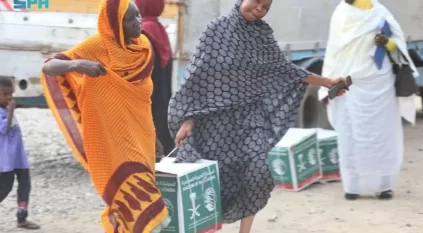 سلمان للإغاثة يوزّع 550 سلة غذائية في محلية بورتسودان بالسودان