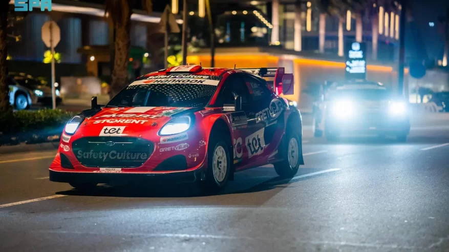 كورنيش جدة يحتضن مسيرة ترحيبية لنجوم بطولة العالم للراليات WRC