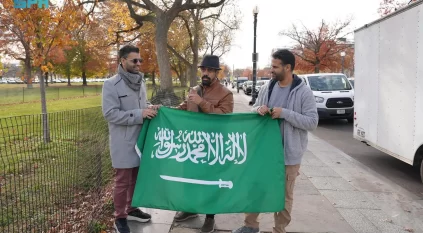 ترحيبًا بولي العهد.. طرق العاصمة الأمريكية والبيت الأبيض تتزيّن بأعلام السعودية والولايات المتحدة
