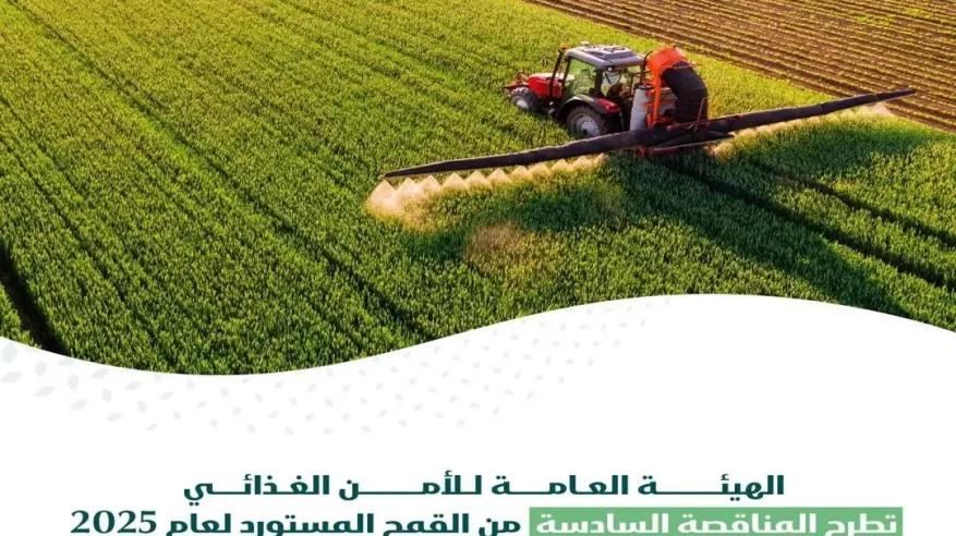 طرح المناقصة السادسة لهذا العام لاستيراد 300 ألف طن قمح