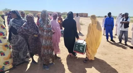 سلمان للإغاثة يوزّع 1.640 سلة غذائية في النيل الأبيض بالسودان