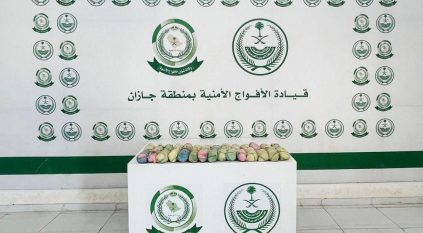 الأفواج الأمنية تُحبط تهريب 11 كيلو قات في العارضة