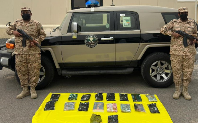 إحباط تهريب 19 كيلوجرامًا من الحشيش بجازان