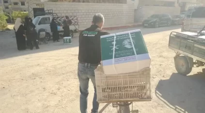 سلمان للإغاثة يوزّع (507) سلال غذائية في محافظة ريف دمشق