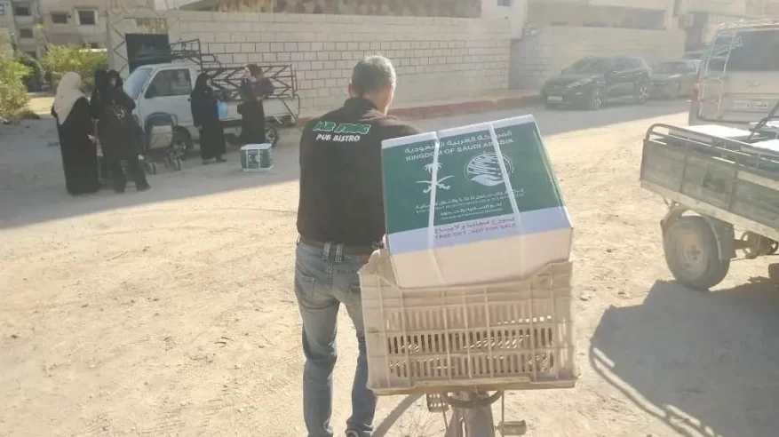 سلمان للإغاثة يوزّع (507) سلال غذائية في محافظة ريف دمشق