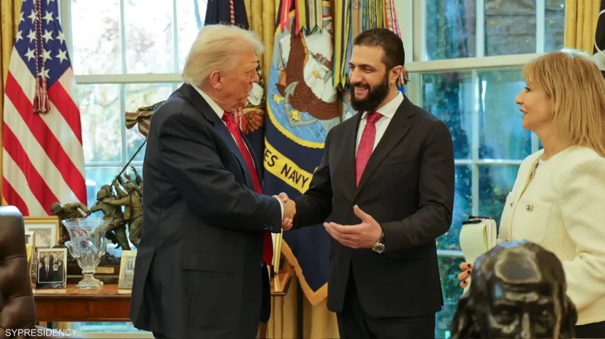 ترامب يلتقي الشرع في البيت الأبيض