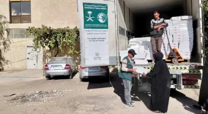 سلمان للإغاثة يوزّع 2.340 كرتون تمر في ريف دمشق