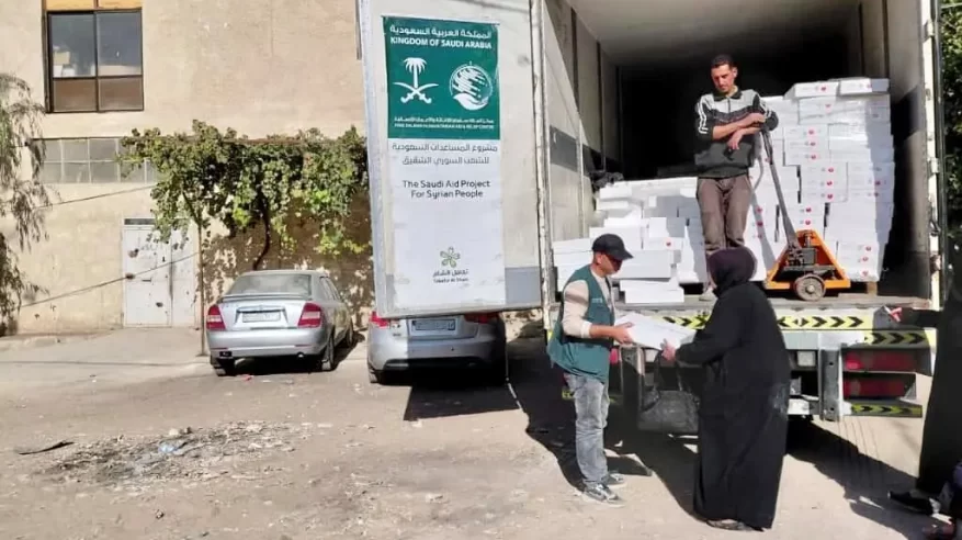 سلمان للإغاثة يوزّع 2.340 كرتون تمر في ريف دمشق