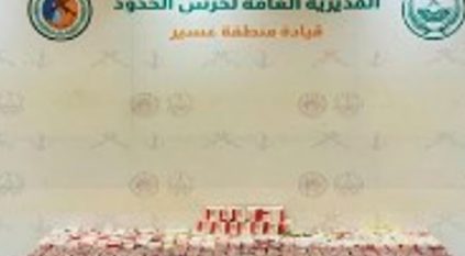 حرس الحدود يحبط تهريب 59 ألف قرص مخدر بعسير