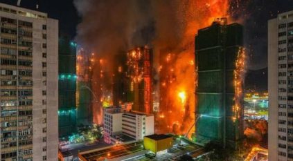 ارتفاع حصيلة ضحايا حريق هونج كونج إلى 55