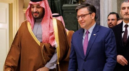 ولي العهد يصل مبنى الكونجرس ويلتقي عددًا من الأعضاء