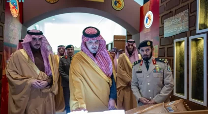 وزير الداخلية يدشّن عددًا من المشروعات ومركزًا تاريخيًّا لحرس الحدود بالجوف