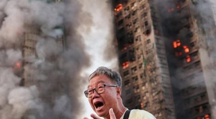 ارتفاع حصيلة حريق مجمع سكني في هونغ كونغ إلى 151 قتيل