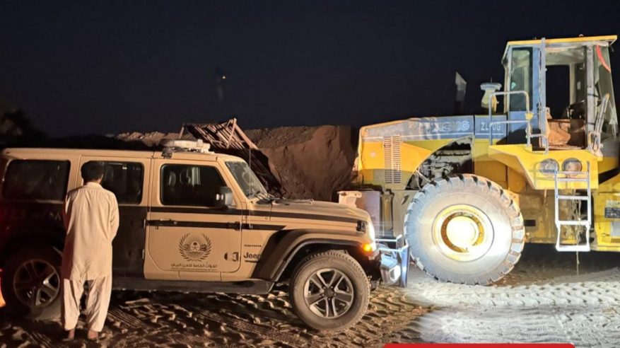 ضبط مقيم استغل الرواسب في المدينة المنورة