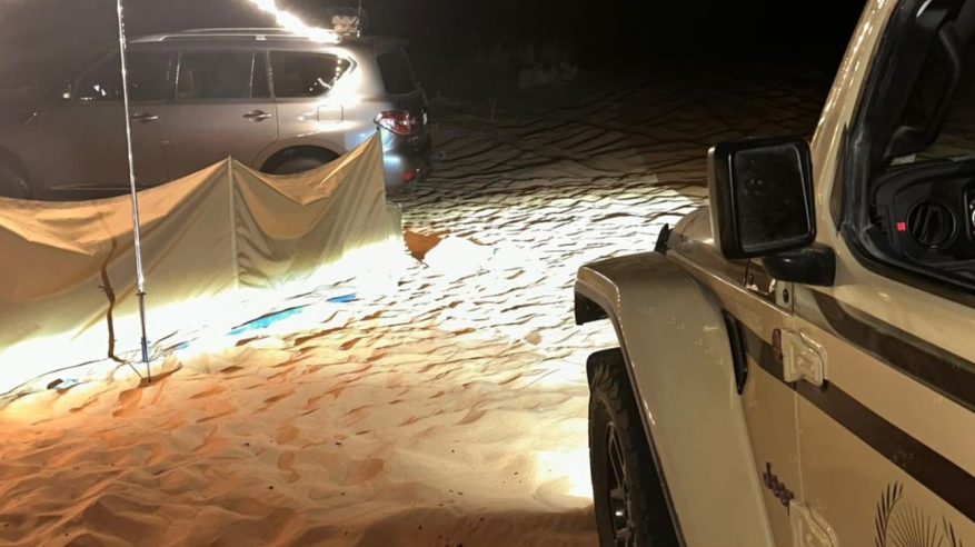 ضبط مواطن ارتكب مخالفة التخييم في محمية الملك عبدالعزيز