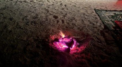 ضبط مخالف أشعل النار في غير الأماكن المخصصة بمحمية طويق