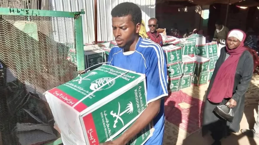 سلمان للإغاثة يوزّع ألف سلة غذائية شمال كردفان السودانية