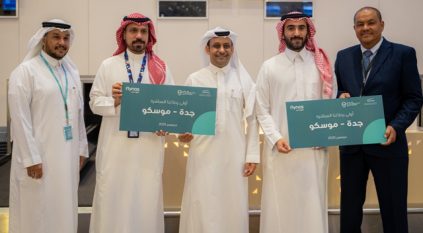 طيران ناس يحتفي بإطلاق رحلاته المباشرة بين جدة وموسكو 